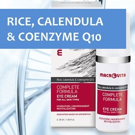 Enjoy MACROVITA RICE, CALENDULA und COENZYME Q10 revitalizing care!