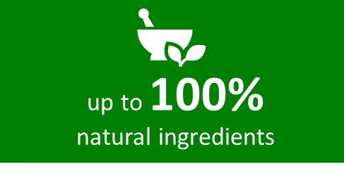 Natural ingredients in MACROVITA cosmetics constitute up to 100%. Most of the ingredients are certified organic.