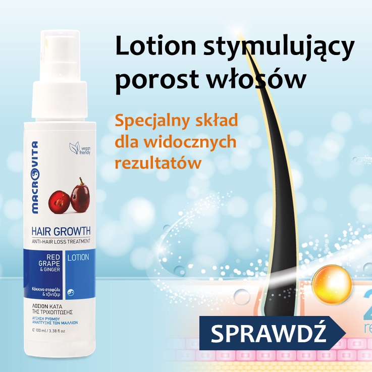 Naturalny lotion MACROVITA stymulujący porost włosów
